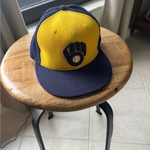 New Era Kids Navy and Yellow Cap